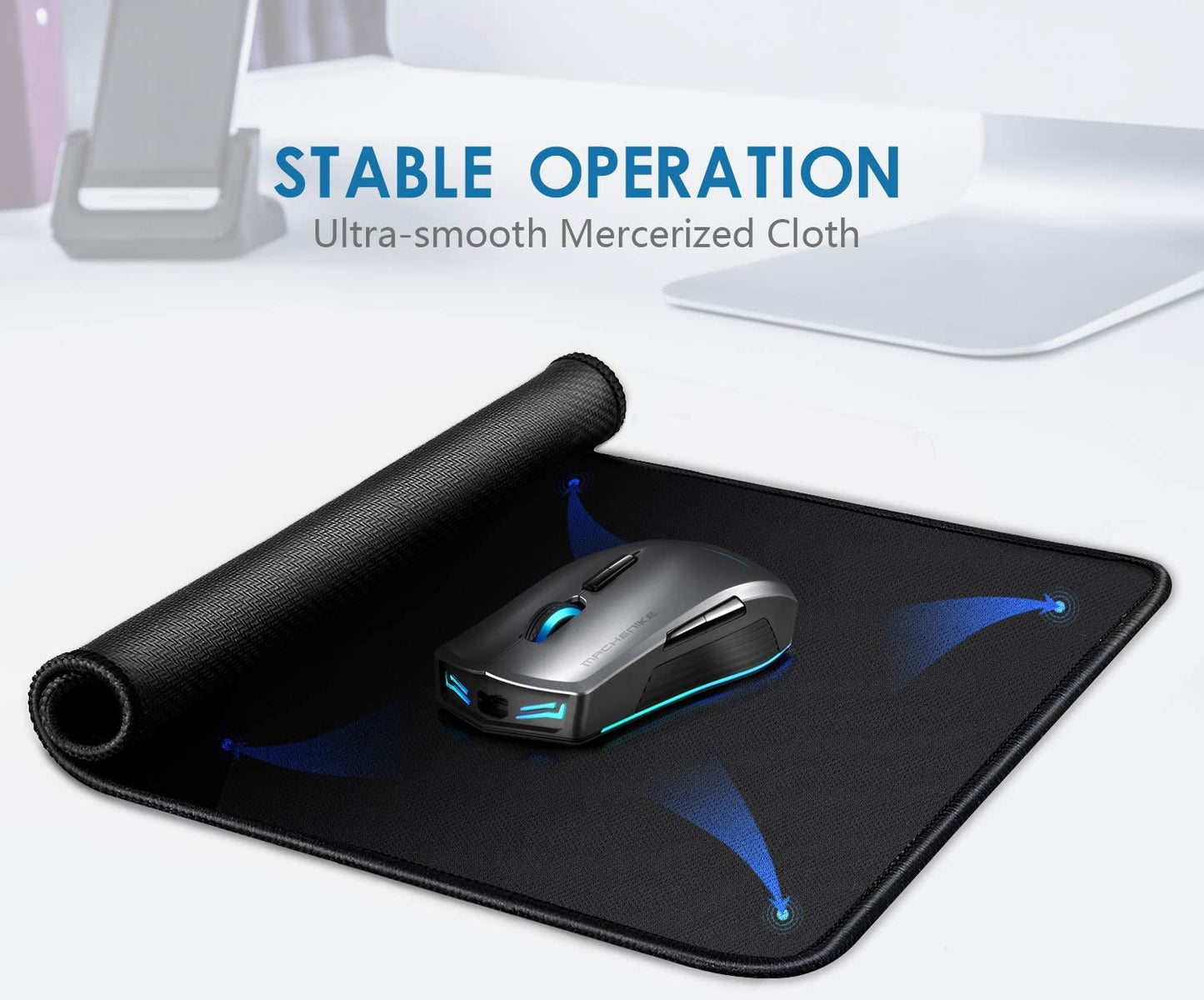 Premium Mouse Pad With Stitched Edges