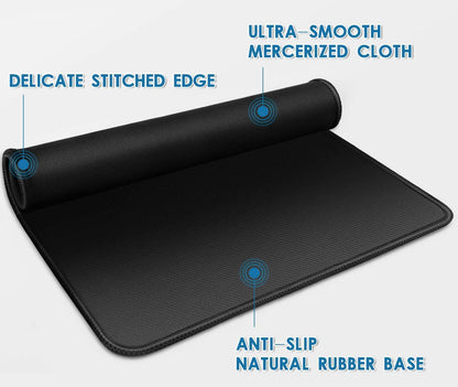 Premium Mouse Pad With Stitched Edges